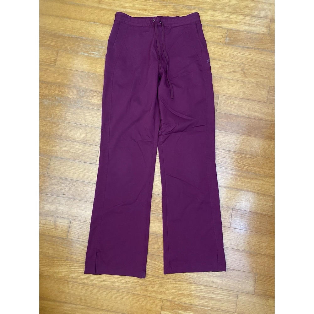 Healing Hands Purple Label Taylor Burgundy Scrub Pants Small Tall See‎ Pictures